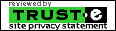 Truste privacy statement